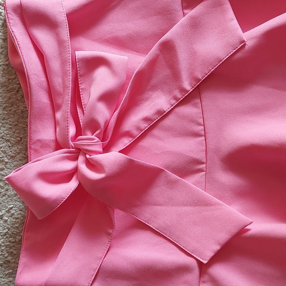 Zara Pink Bow Ruffle Skort Sz S - Picture 6 of 11